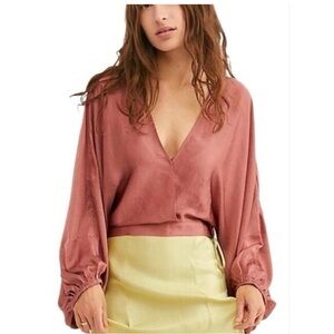Free People Midnight Vibe Blouse